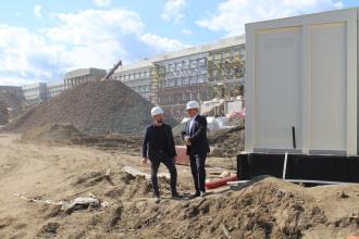 Важнейший строящийся объект Петрозаводска - Президентский Кадетский корпус - подключен к электроснабжению.